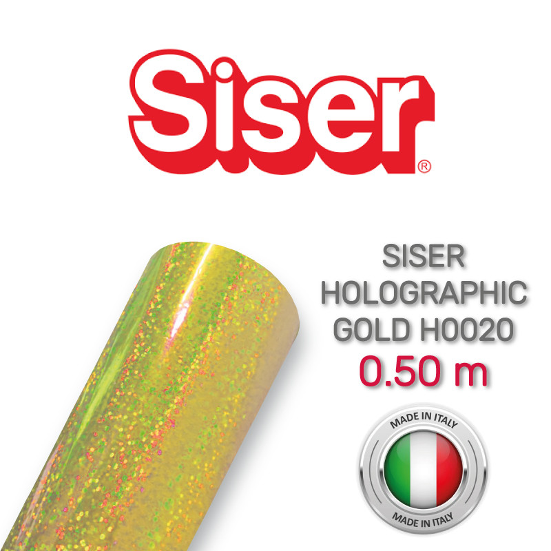 Siser Holographic Gold H0020 — голографічна золота плівка 0.50 м, фото 1