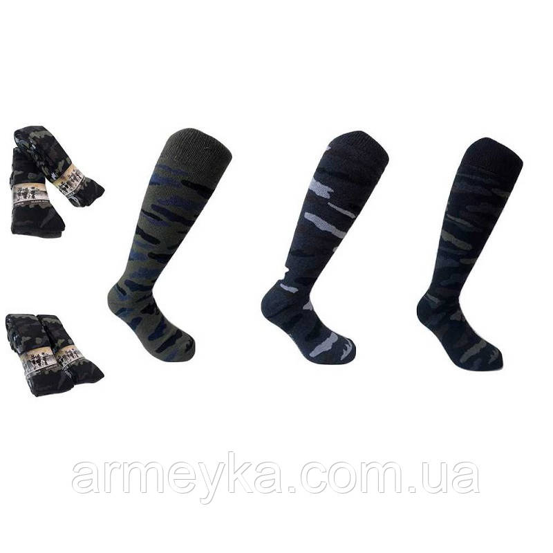 Термошкарпетки, армійські (подовжені) Scarpa (упаковка 3 пари), комбінований, 35% polyester, 63% cotton, 2%