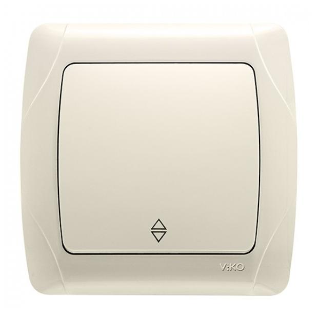 Вимикач 1кл.коридор CARMEN (крем) (арт. 90562004), фото 1