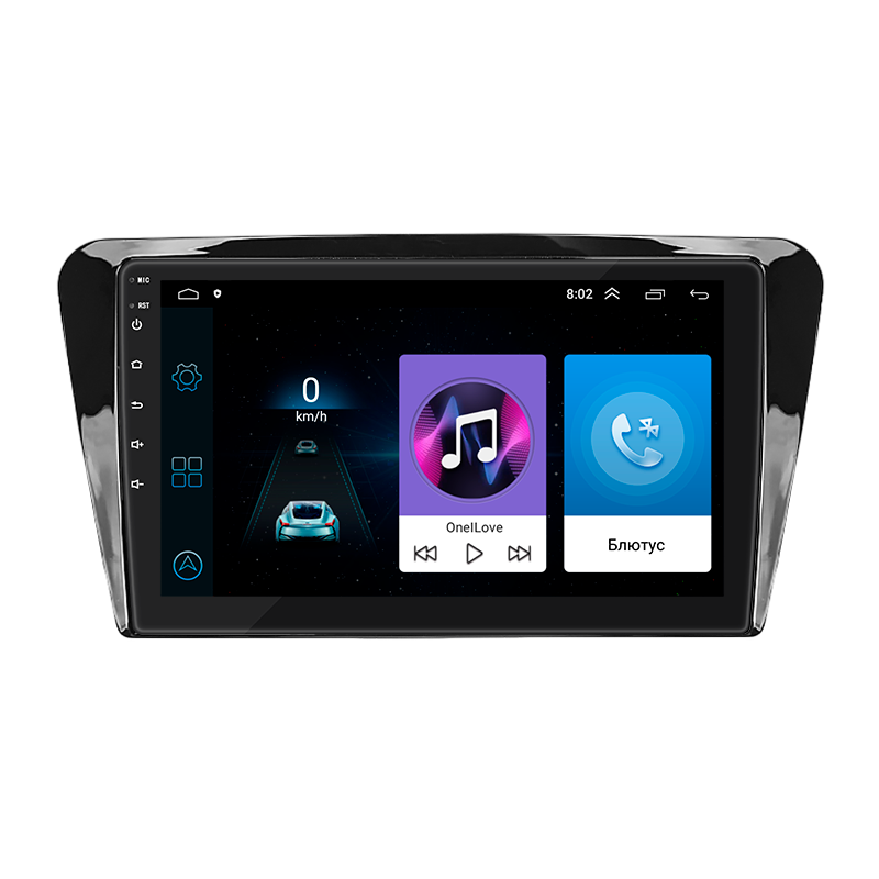 Штатна магнітола екран 10" Lesko для Skoda Octavia III (A7) Рестайлінг 2017-2020 1/16Gb/ Wi-Fi Optima Шкода