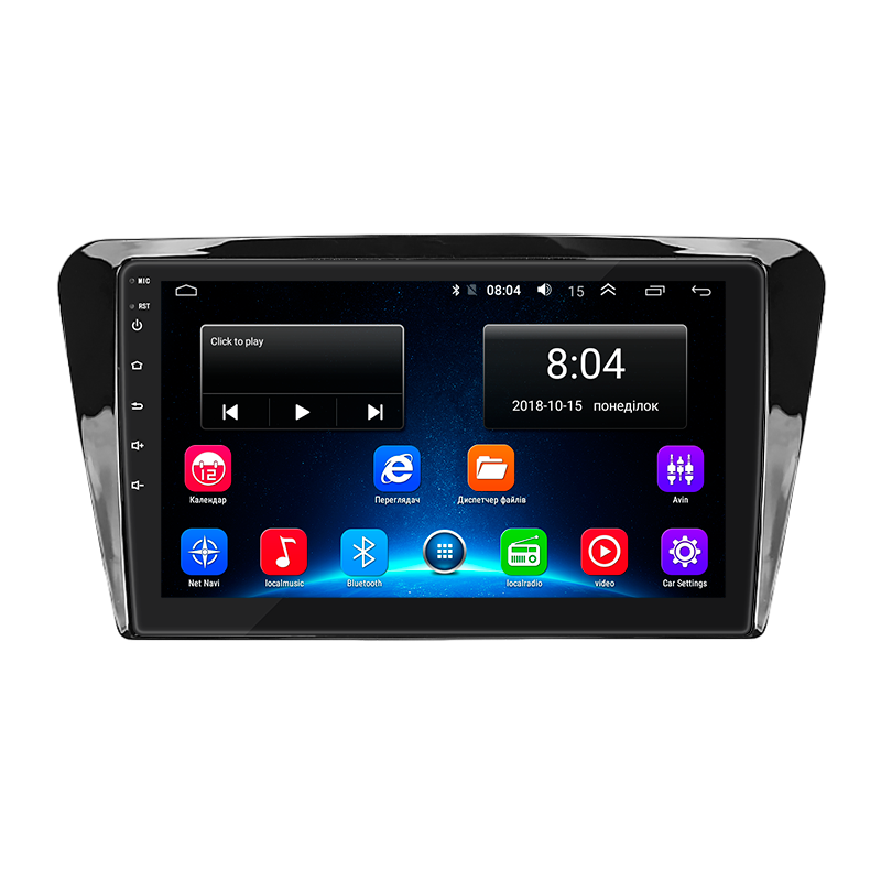 Штатна магнітола екран 10" Lesko для Skoda Octavia III (A7) 2013-2017 2/32Gb/ Wi-Fi Optima Шкода