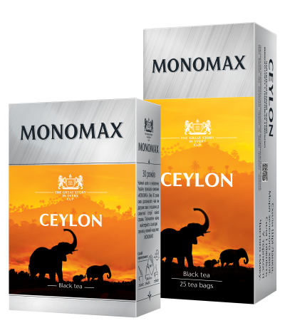 Чай чорний Цейлон пакетований Monomax (25 пакетиків х 2 г) 50г