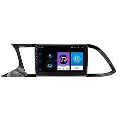 Штатна магнітола екран 9" Lesko для SEAT Leon III 2012-2016 1/16Gb/ Wi-Fi Optima Сіат