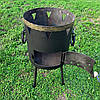 Піч під казан на 12-17 л без димаря (діаметр 400 мм, стінки 3 мм, пічка, вогнище), фото 7