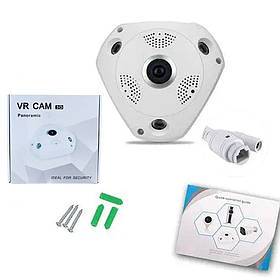 Стельова камера відеоспостереження CAMERA V300 VRCAM спостереження для дому з ик підсвічуванням WIFI IP