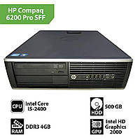 Системний блок HP Compaq 6200 Pro SFF (Core I5-2400 / 4Gb / HDD 500Gb)