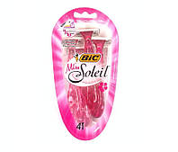 Одноразовые станки для бритья Bic Miss Soleil Pink 4 шт