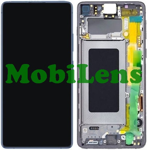 Samsung G770F, Galaxy S10 Lite Дисплей+тачскрин (модуль) * у чорній рамці Original (AMOLED)