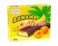 Банановое суфле с абрикосом в шоколаде Hauswirth Banana Plus Marille, 150 г (9001395714016)