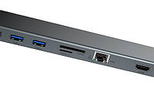USB-Хаб Baseus Type-C - PD + 2 х HD4K + VGA +RJ45 +SD + TF + 3 х USB Сірий (CATSX-G0G), фото 4