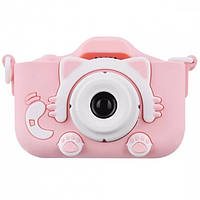 Дитяча фотокамера Cartoon Cat 20 MP pink