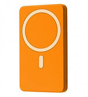 Павербанк з бездротовою зарядкою Magnetic Wireless MagSafe PD 20W 5000 mAh Orange