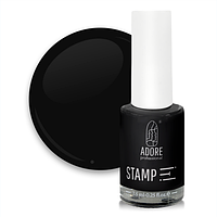 Лак для стемпінгу Adore Stamp №02 Charcoal 8 мл