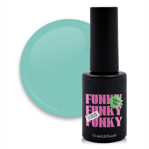 Закріплювач для гель-лаку Adore Funky Color Top №05 Funky Mint 7.5 мл