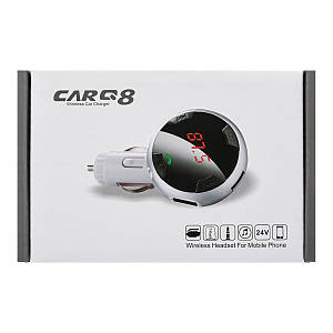 FM Модулятор для CARQ 8, Bluetooth, MP3, USB, AUX