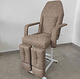 Педикюрне крісло-кушетка для нарощування вій для косметолога Кушетка косметологічна для педикюру BS-007, фото 2