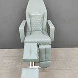 Педикюрне крісло-кушетка для нарощування вій для косметолога Кушетка косметологічна для педикюру BS-007, фото 5