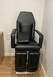 Педикюрне крісло-кушетка для нарощування вій для косметолога Кушетка косметологічна для педикюру BS-007, фото 6