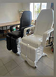 Педикюрне крісло-кушетка для нарощування вій для косметолога Кушетка косметологічна для педикюру BS-007, фото 8