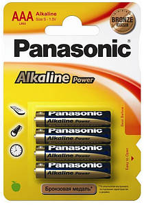 Батарейки Panasonic LR3/AAA/Alaline
