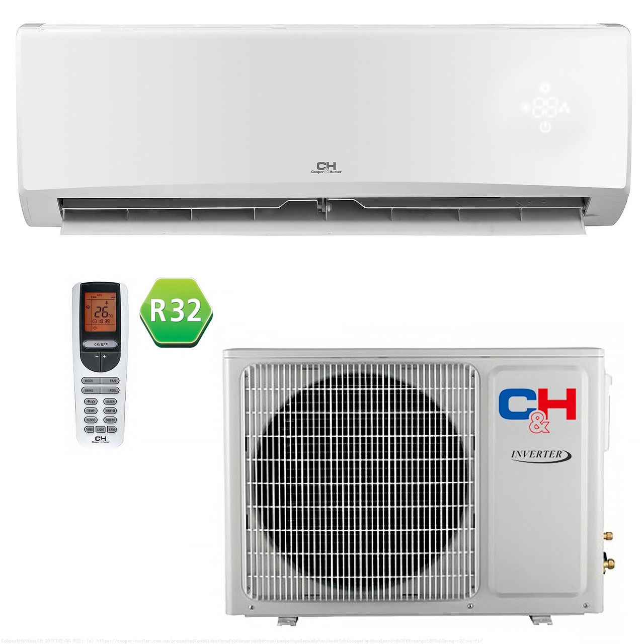 Кондиціонер Cooper&Hunter CH-S07FTXE2-NG ALFA INVERTER R32