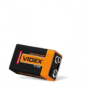 Батарейка крона Videx 6F22/9V