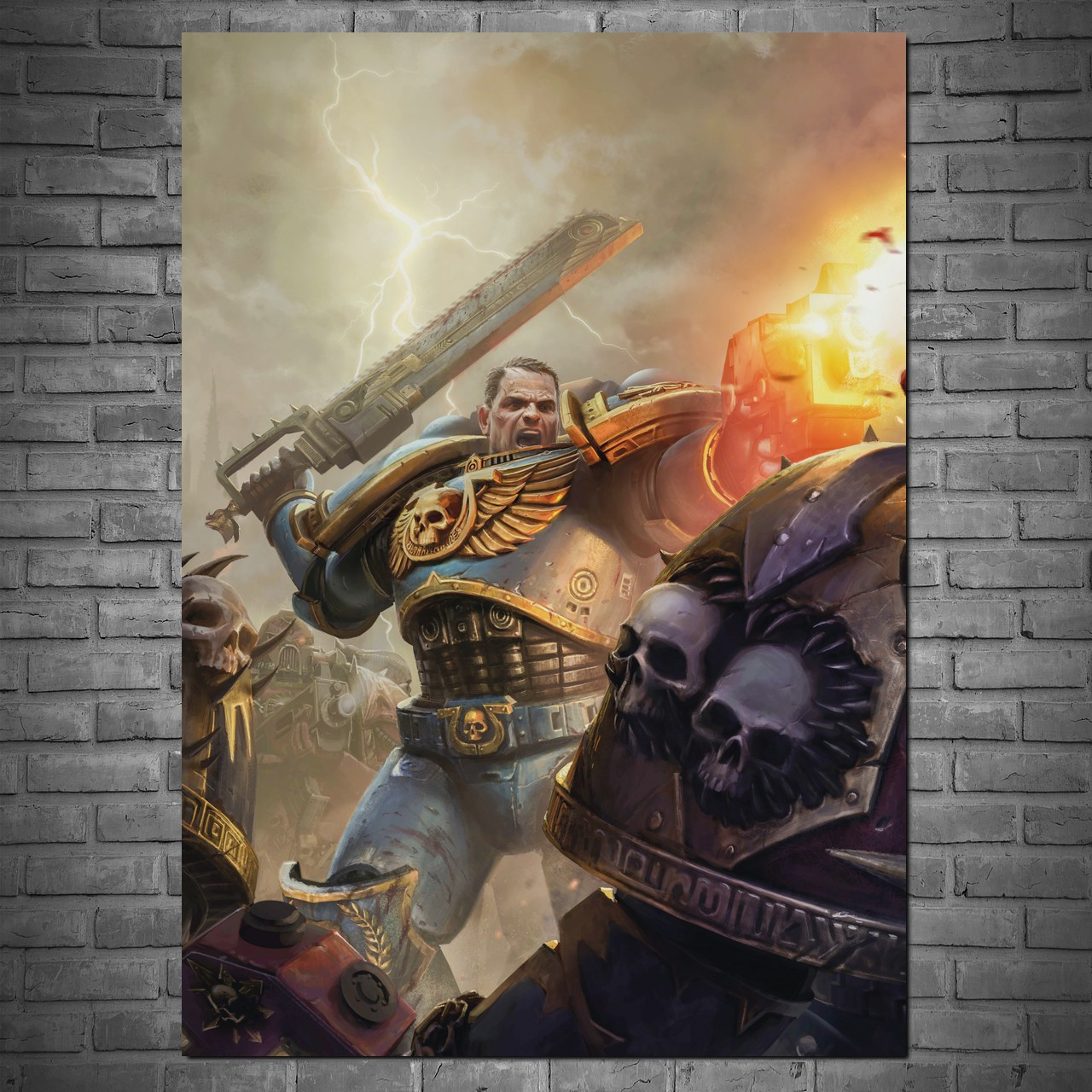 Плакат "Вархаммер 40000, Ультрамарин, Warhammer 40000", 60×43см ...