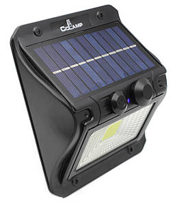 Настінний ліхтар з сонячною панеллю/датчик-руху-освітлення Cclamp CL-108 1SMD/WD410