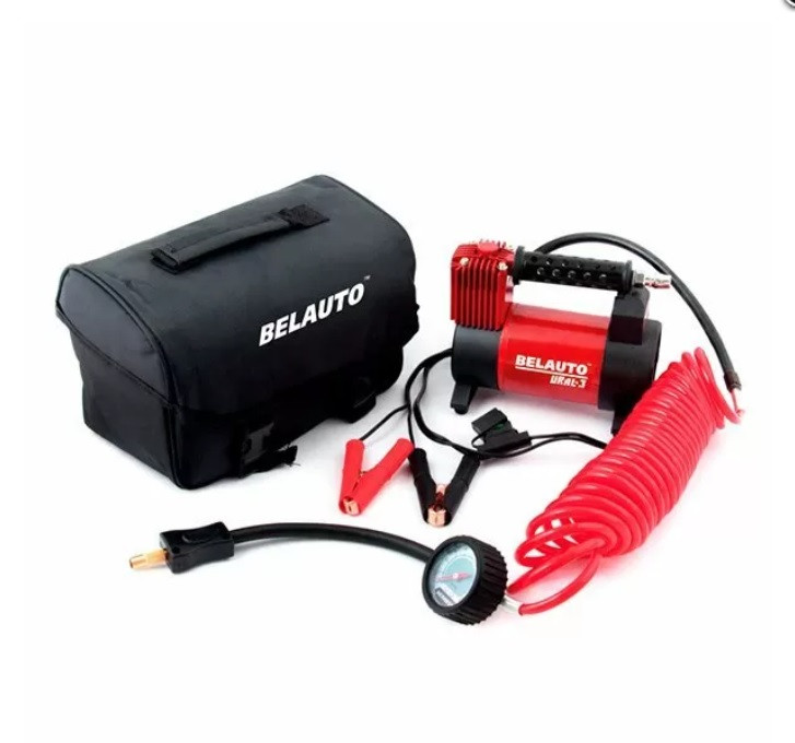 Компресор - "БІЛАВТО-УРАЛ 3" 12v - 170Вт - 40л. - 14А — (на клемах) -5,7м. шланг (БК44) (6 шт.), фото 1