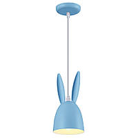 Підвісна люстра для дитячої кімнати блакитного кольору на 1 лампу Sirius МD19007-1BB