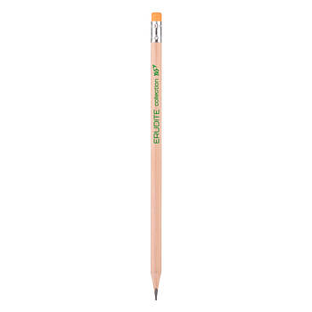 Олівець чорнографітний YES ECO Pencil Erudite трикутний з гумкою (280622)
