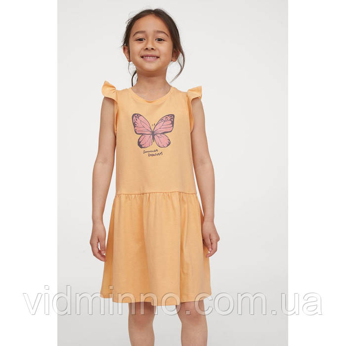 Сукня плаття для дівчинки H&M р.110-116, 4-6 років, Метелик, фото 1