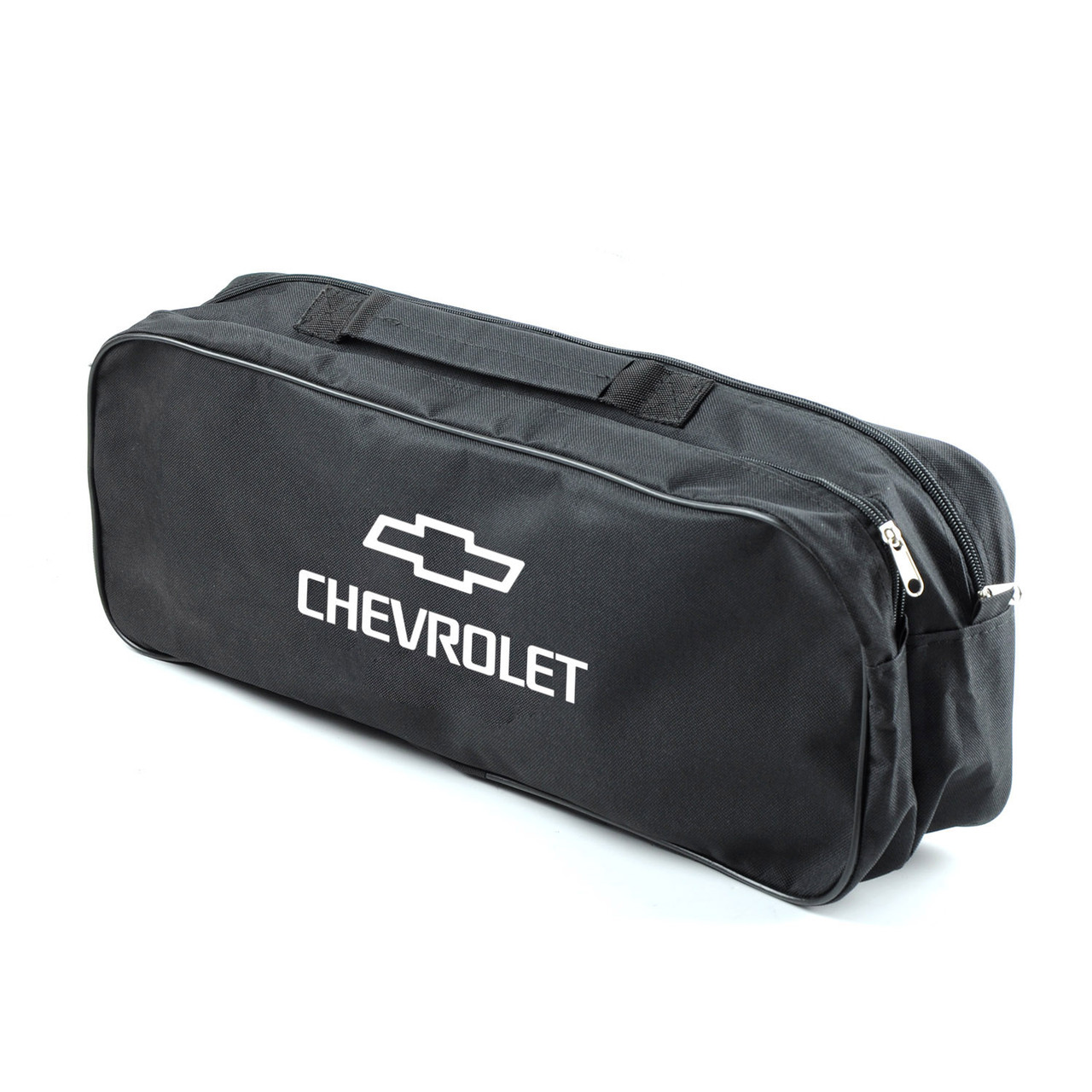 Авто сумка техдопомоги CHEVROLET чорна (52,6х18,6х13,2) 2 відділу Beltex (липучки для фіксації)
