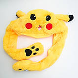 Шапка Світиться з вухами, що Рухаються Пікачу, фото 2