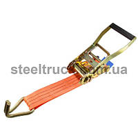 Механізм  стяжки вантажа 3т + гак10м сварної +стрічка 50м поліестер(100гр/м)