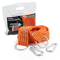 Трос буксирувальний 3.5 т 4,0 м карабіни/оранж./пакет "ELEGANT" 101832