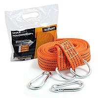 Трос буксирувальний  авто 3.5 т 6,0м карабіни/оранж./кулек ELEGANT 101833