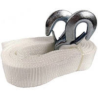 Трос буксирувальний  авто 5 т 5,0м гаки/білий/кулёк/50м Євро Стандарт (ЄС) ELEGANT 101 820