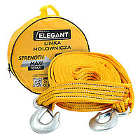 Трос буксирувальний  авто 5 т 6,0м  крюки/оранж./сумка  ELEGANT  101 821 - MAXI