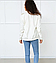 Жіноча куртка-вітровка демісезонна вільна з плащової тканини, розміри 42/44, 46/48 чорна, біла, сіра, моко, фото 4