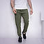 Чоловічі спортивні штани класичні трикотажні з кишенями на блискавці, розмір S, M, L, XL, XXL, колір хакі, фото 2