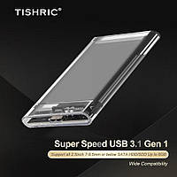 Карман чехол для жесткого диска SATA на USB SSD HDD TISHRIC 2,5 дюйма