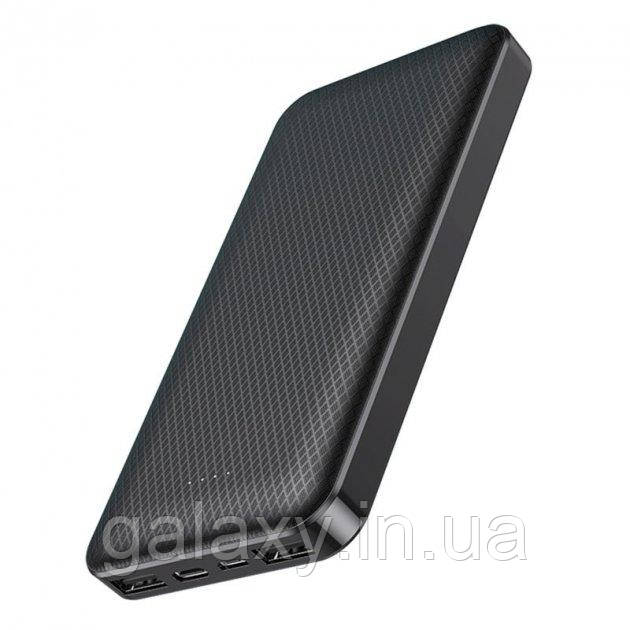 Повербанк Borofone 10000mAh 2хUSB Minimalist BJ3 Black, фото 1
