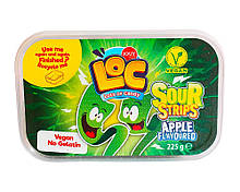 Конфети жувальні зі смаком яблука JOUY & CO LoC Sour Strips Apple Flavoured, 225 г