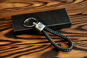 Автомобільний брелок Volkswagen зі шкіряним ремінцем