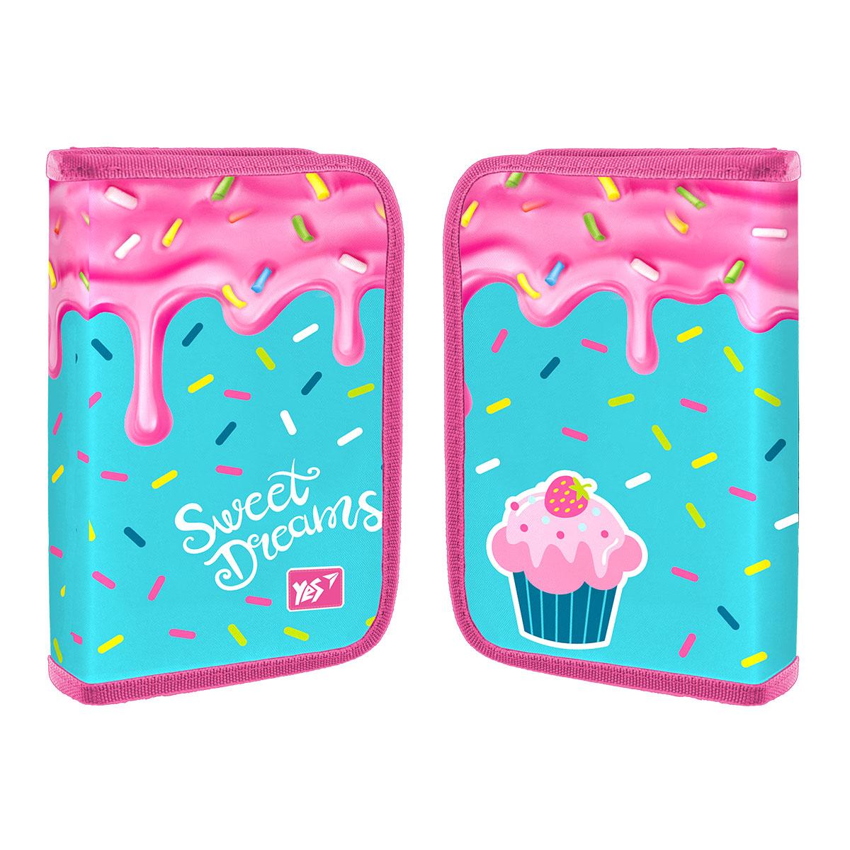 Пенал-книжка твердий YES одинарний без клапана HP-02 Sweet cream (533111)