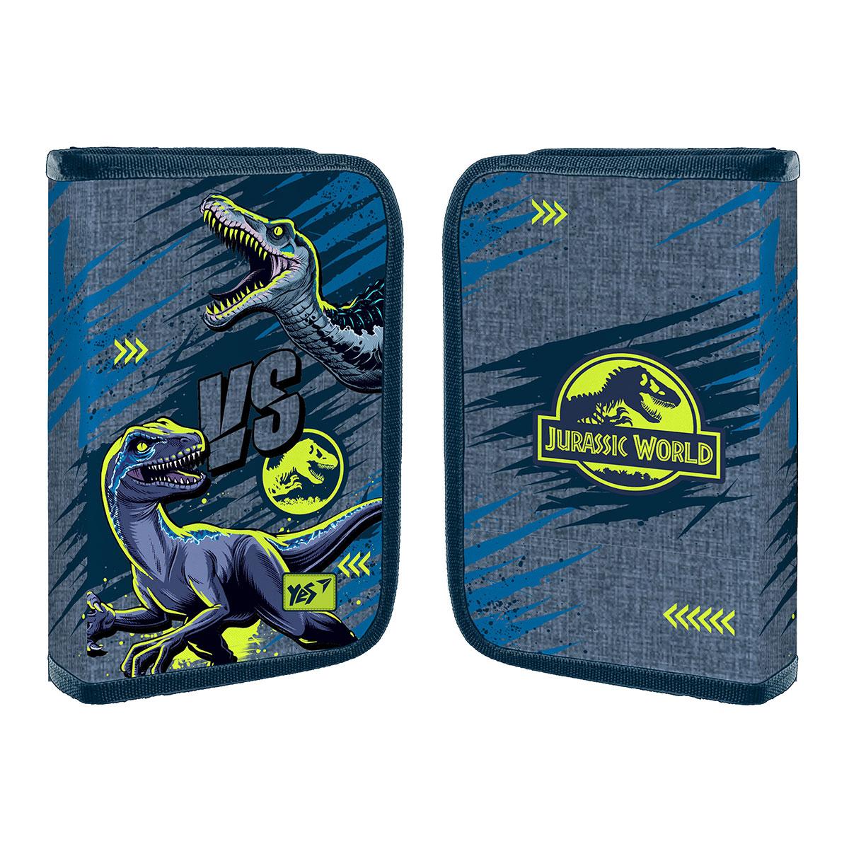 Пенал-книжка твердий YES одинарний з двома клапанами HP-04 Jurassic World (533149)