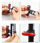 Ліхтар для велосипеда задній N&O 8821-5COB, фото 5