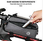 Велосипедна Сумка під смартфон на раму "K" BAO-015, 6.4", фото 2