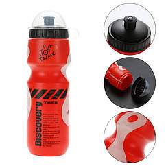 Фляга Discovery для велосипеда 650ml велосипедна пляшка Red-White